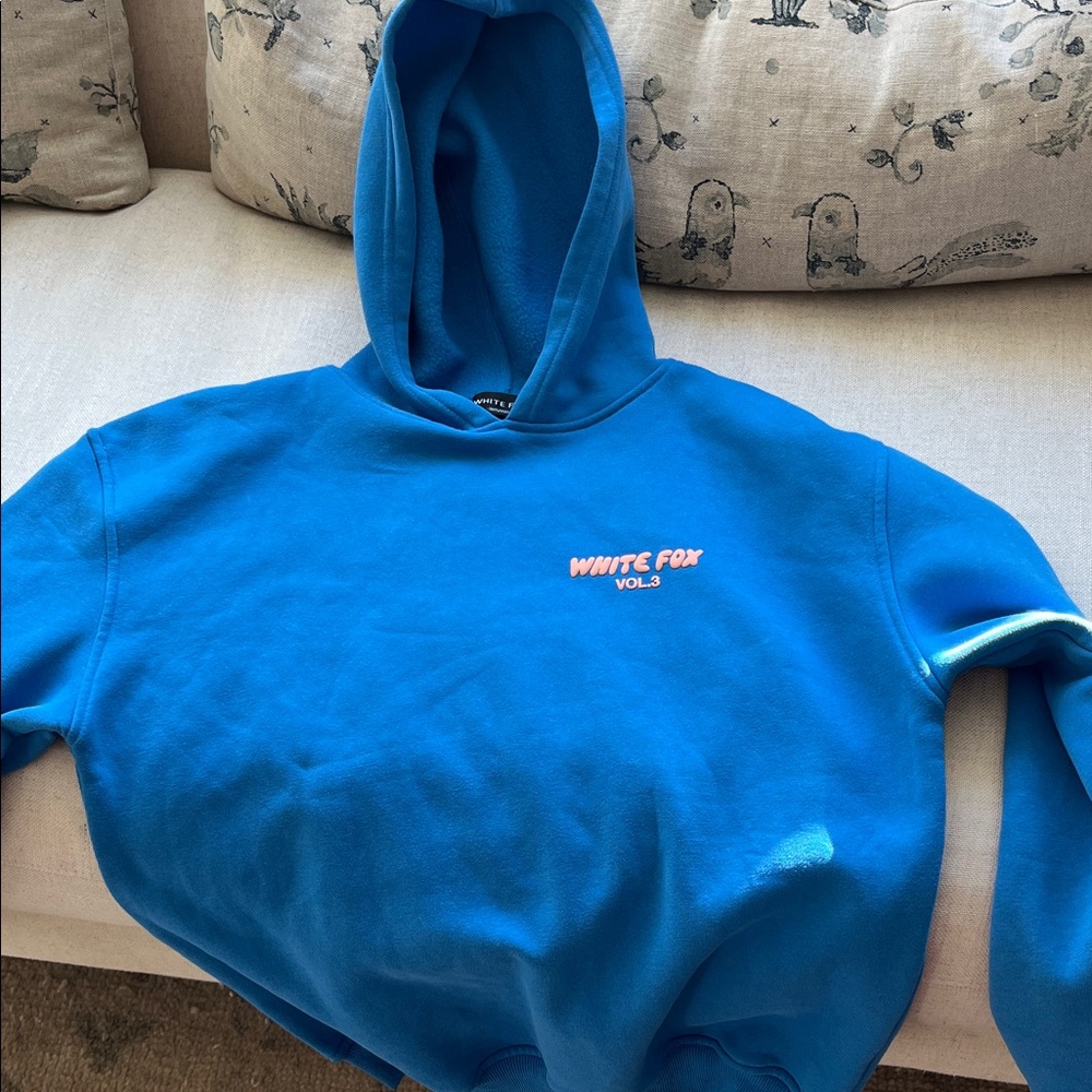 White Fox Boutique Blue Hoodie